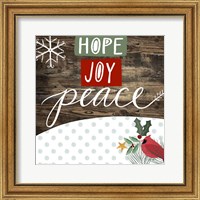 Hope Joy Peace Fine Art Print