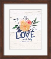 Love Never Fails Fine Art Print