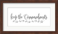 Keep the Commandments Fine Art Print