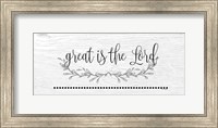 Great is the Lord Fine Art Print