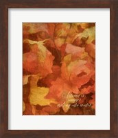 Summer Melting Into Winter Fine Art Print