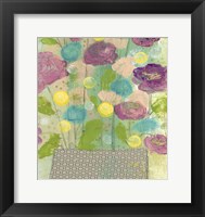 Purple and Yellow Floral II Fine Art Print