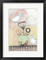 Birds Together - Floral Fine Art Print