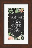 Let Love Guide Your Life Fine Art Print