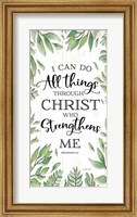 I Can Do All Things Through Christ Fine Art Print