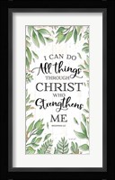 I Can Do All Things Through Christ Fine Art Print
