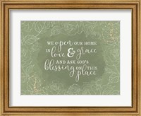 We Open Our Homes Fine Art Print