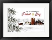 Peace and Joy Barn Fine Art Print