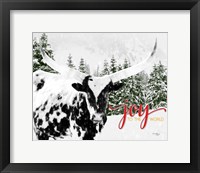 Joy to the World Longhorn Fine Art Print