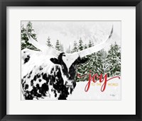 Joy to the World Longhorn Fine Art Print