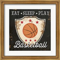 Eat, Sleep, Play, Basketball Fine Art Print
