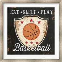 Eat, Sleep, Play, Basketball Fine Art Print