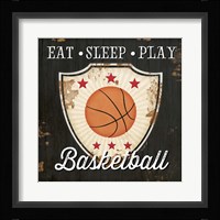 Eat, Sleep, Play, Basketball Fine Art Print