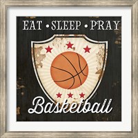 Eat, Sleep, Pray, Basketball Fine Art Print
