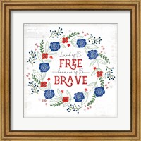 Land of the Free - Floral Fine Art Print