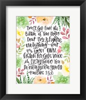 Trust in the Lord Fine Art Print