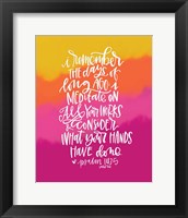 Remember the Days Fine Art Print