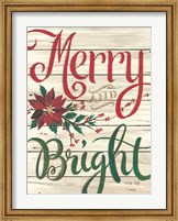 Merry & Bright Shiplap Fine Art Print