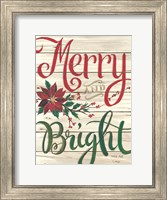 Merry & Bright Shiplap Fine Art Print