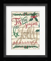 Tis the Season Shiplap Fine Art Print
