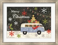 VW Christmas Bus Fine Art Print