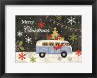 VW Christmas Bus Fine Art Print