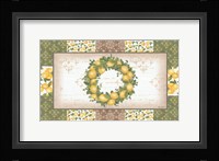 Lemon Wreath Fine Art Print