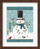 Top Hat Snowman Fine Art Print