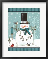 Top Hat Snowman Fine Art Print
