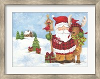 Lodge Santa Fine Art Print