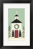 Church in the Snow Fine Art Print