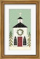 Church in the Snow Fine Art Print