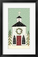 Church in the Snow Fine Art Print