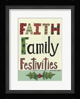 Faith Family Festivities Fine Art Print