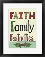 Faith Family Festivities Fine Art Print