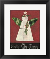 Simplify Christmas Angel Fine Art Print