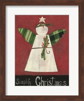 Simplify Christmas Angel Fine Art Print