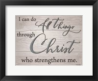 I Can Do All Things Fine Art Print