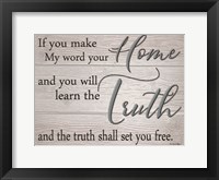 Truth Shall Set You Free Fine Art Print