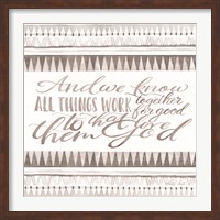 All Things Work Together Fine Art Print
