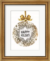Happy Holidays Ornament Fine Art Print
