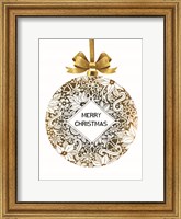 Merry Christmas Ornament Fine Art Print