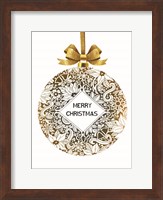Merry Christmas Ornament Fine Art Print