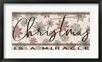 Christmas is a Miracle Fine Art Print