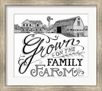 Grown on the Family Farm Fine Art Print