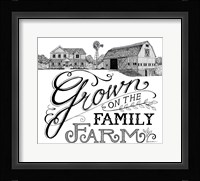 Grown on the Family Farm Fine Art Print