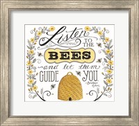 Listen to the Bees Fine Art Print