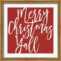 Merry Christmas Y'all Fine Art Print