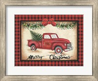 Merry Christmas Truck Fine Art Print
