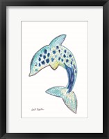 D is for Dolphin Fine Art Print